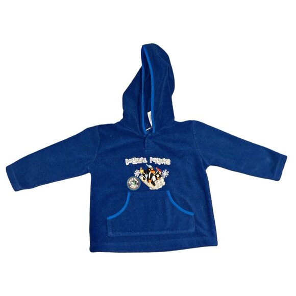 Kid Connection Vintage Downhill Penguins SND Team Sports Toddler Pullover Hoodie - Picture 1 of 3